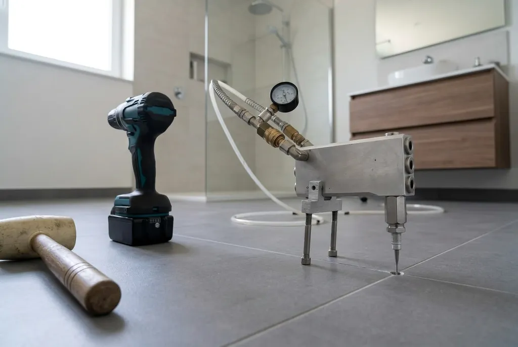 Kitbedrijf Renkum – holle tegels injecteren